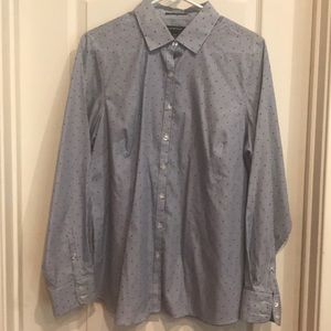 Women’s button down no iron supima cotton